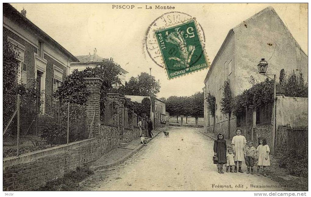 CPA (95)   PISCOP    La Montée - Pontcelles