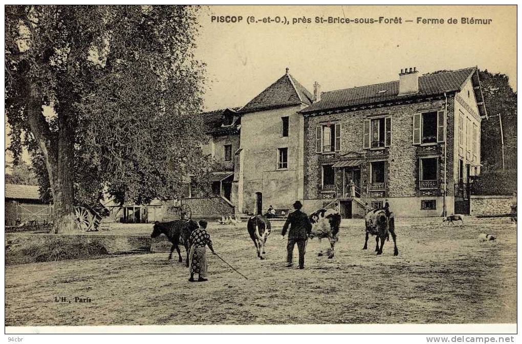 CPA (95)   PISCOP      Ferme De Blémur - Pontcelles