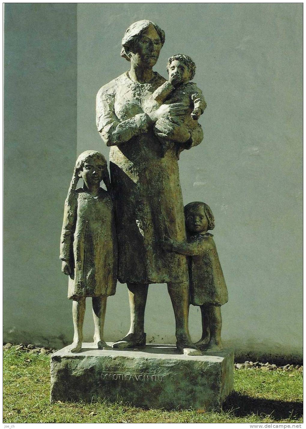Schweiz/Suisse: Sachseln, Zentralschweiz, Statue Von Dorothea Von Flüe (Bildhauer Rolf Brem) - Sachseln