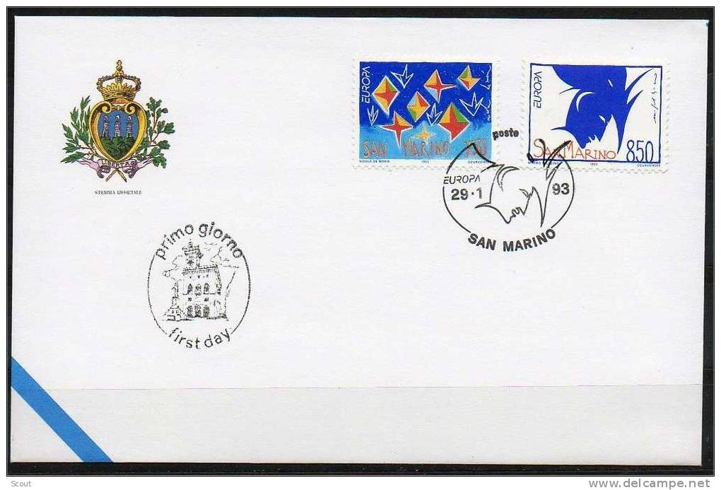 SAN MARINO - SAINT MARIN - 1993 - EUROPA - FDC - 1993