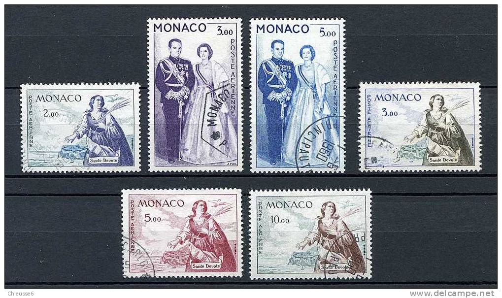 Monaco Ob  73 à 78 - - Airmail