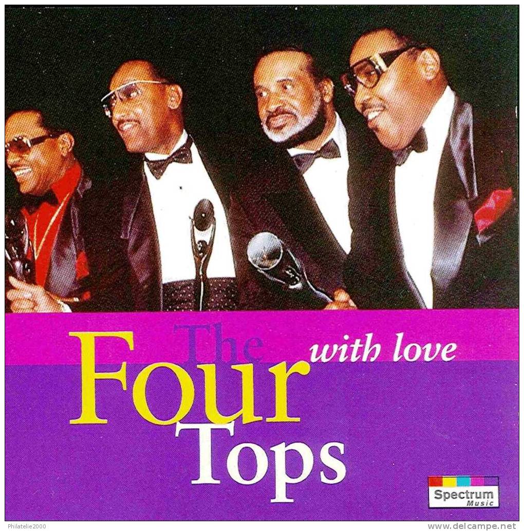 CD The Four Tops  With Love - Soul - R&B