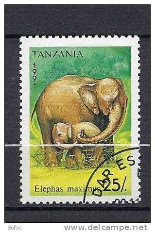 798  OBL  Y  &  T  TANZANIE   Annimaux  éléphants - Elefanten