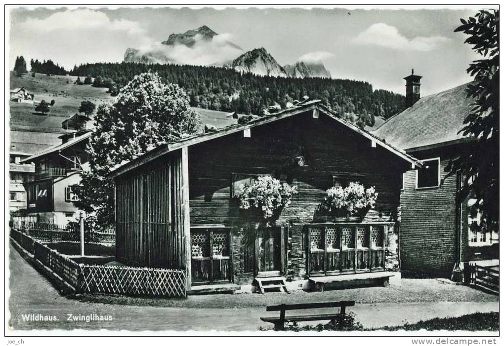 Schweiz/Suisse: AK Wildhaus Zwinglihaus (Geburtshaus) - Wil