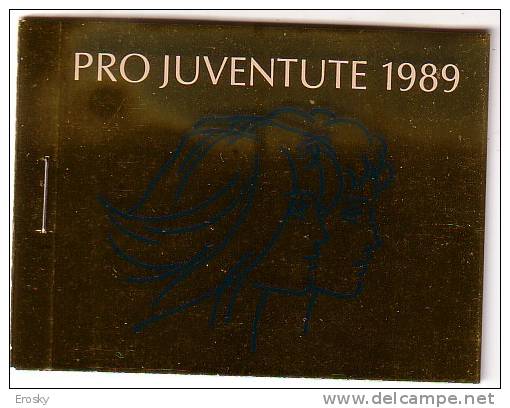 PGL - SWITZERLAND PRO JUVENTUTE 1989 CARNET FIRST DAY CANCEL - Booklets