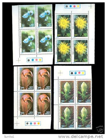 Himalayan Flowers, Carnivorous Plants,  Orchid, India, - Blocks & Sheetlets