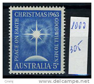 1963 - AUTRALIA - AUSTRALIE - AUSTRALIEN - AUSTRALIË - NR. 363 - MNH - New Mint - CHRISTMAS - WEIHNACHTEN - Ongebruikt