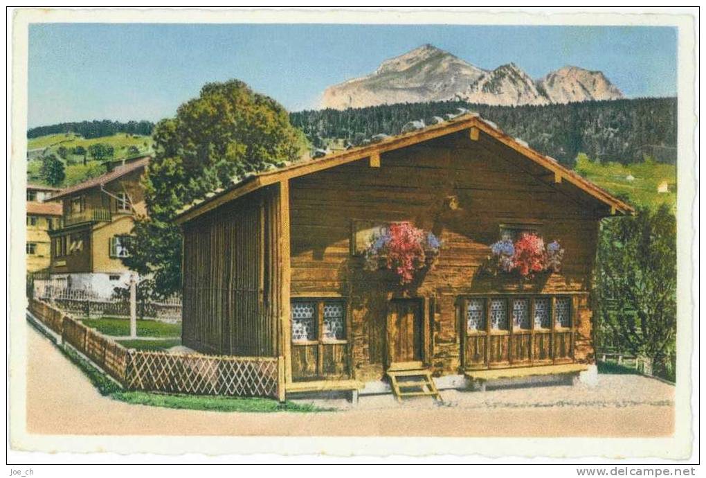 Schweiz/Suisse: AK Wildhaus Mit Schafberg, Geburtshaus Ulrich Zwingli - Wil