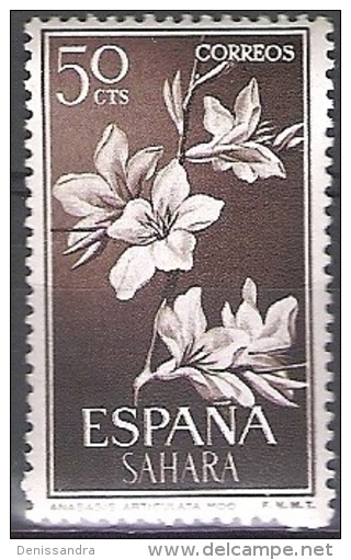 Sahara Español 1962 Michel 233 Neuf ** Cote (2005) 0.20 Euro Fleur Belbel - Spanische Sahara