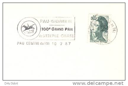 1987 France 64 Pyrenees Atlantiques Pau Sauts D´Obstacles Hippique Horse Jumping Dressage Cheval Dressur Cavalli Ippica - Horses