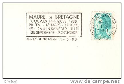 1988 France 35 Ille Vilaine Maure Bretagne Hippique Horse Show Dressage Dressur Cavalli Ippica Caballo - Horses