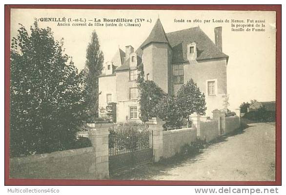 37 - GENILLE - La Bourdillère (XVe S.) Ancien Couvent De Filles (ordre De Citeaux) - Genillé