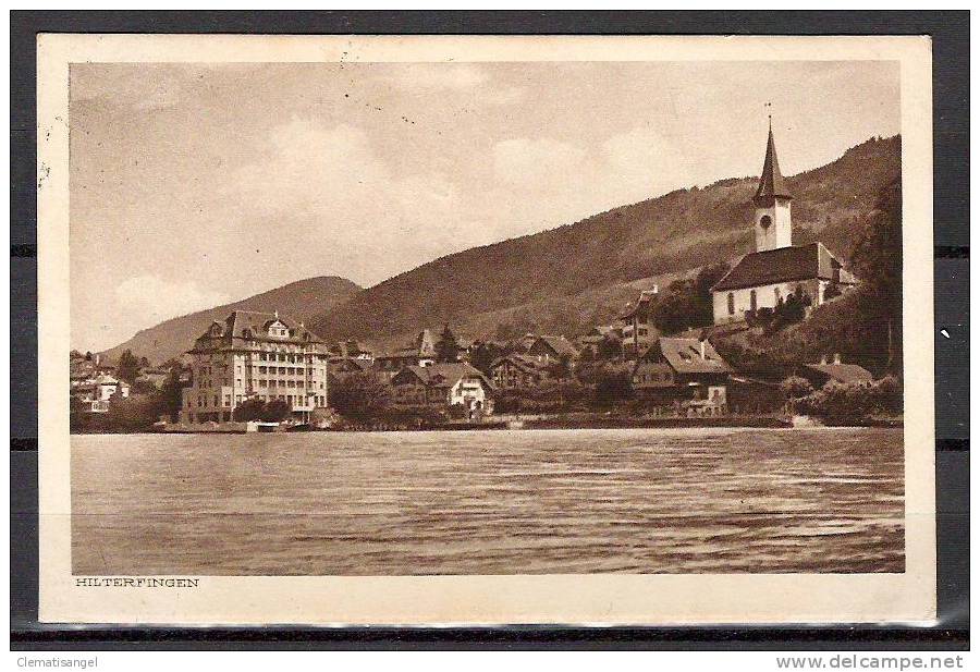 TOP!! HILTERFINGEN AM THUNER SEE * GESAMTANSICHT * 1924 **!! - Hilterfingen