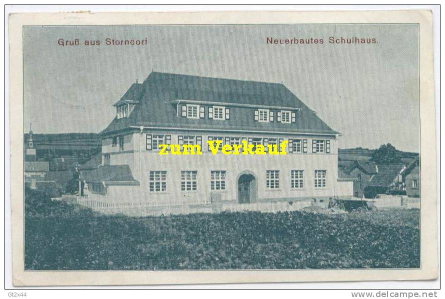 (Schwalmtal-) Storndorf, Neuerbautes Schulhaus - Vogelsbergkreis