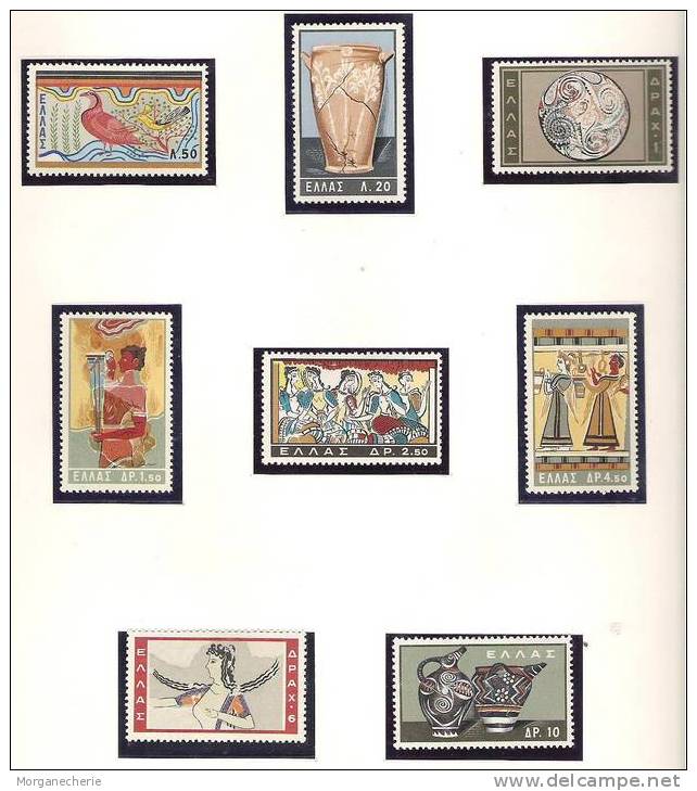 HELLAS, 1961,  MI 765-772 ** MINOS COMPLET - Ongebruikt