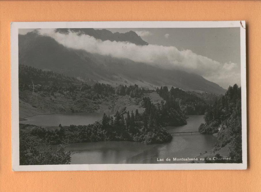 H942 Lac De Montsalvens Vu De Charmey.Cachet Charmey 1930. Glasson 647 - Charmey