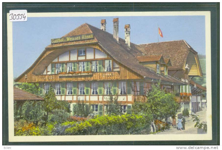 ZÄZIWIL - GASTHOF ZUM WEISSEN RÖSSLI   - TB - Zäziwil