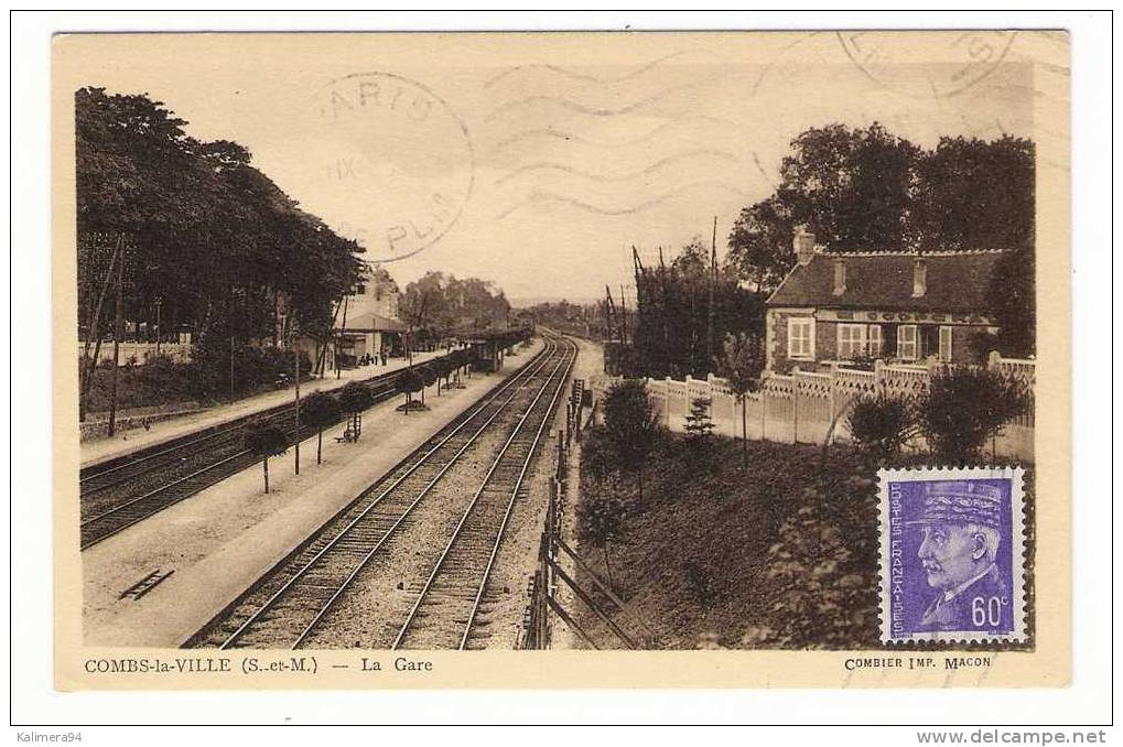 SEINE-ET-MARNE  /  COMBS-la-VILLE  /  LA  GARE - Combs La Ville