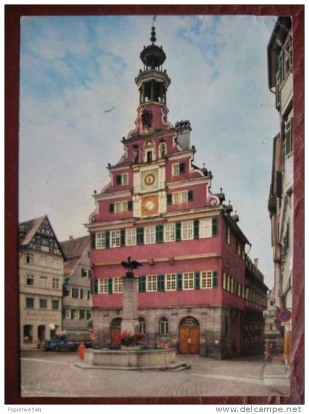 Esslingen - Altes Rathaus Brunnen Zentral Apotheke - Esslingen