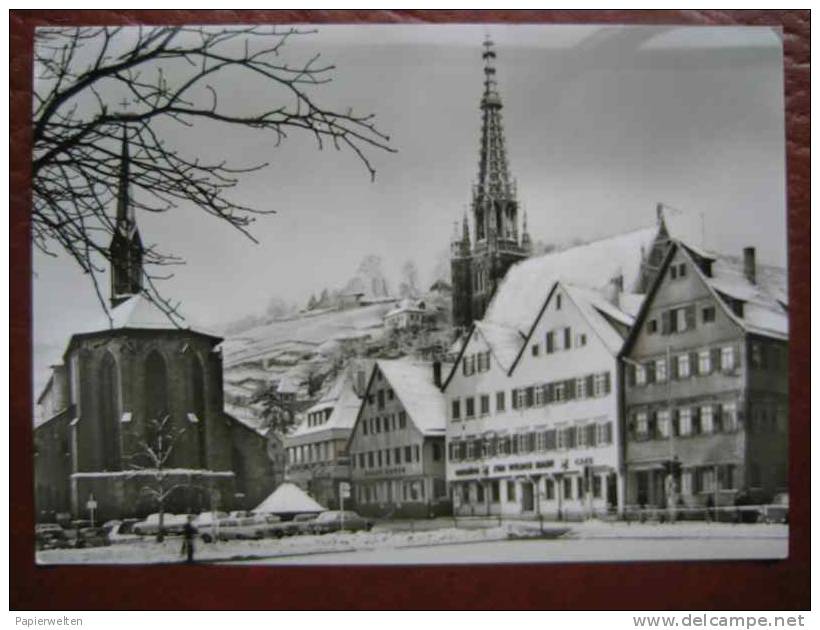 Esslingen - Marktplatz Gaststätte Zum Wilden Mann Winter - Esslingen