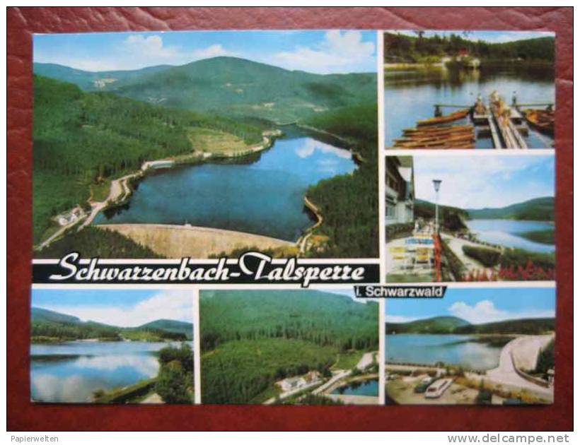 Forbach - Mehrbildkarte Schwarzenbachtalsperre - Forbach
