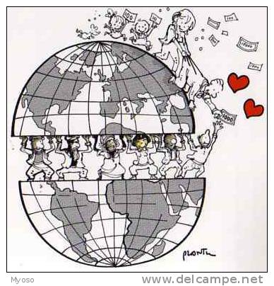 Illustrateur PLANTU Tiers Monde 2003 Associations Et Benevoles Se Mobilisent - Plantu