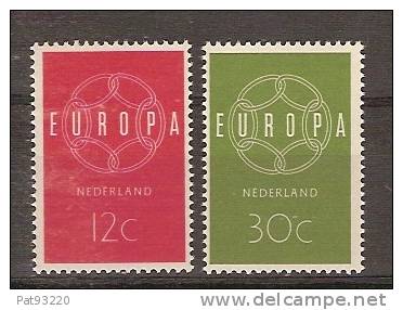 EUROPA /PAYS-BAS 1959 /  N° 708/709 N** - 1959