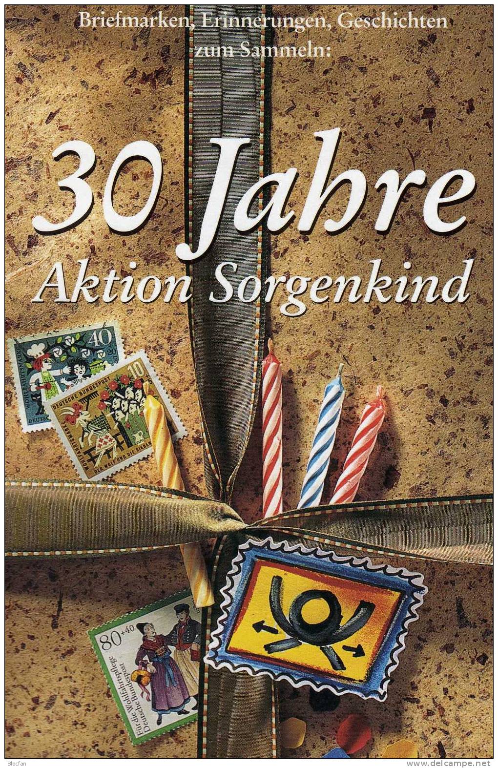 Book Edition Sorgenkind Deutschland Geschenk-Buch Mit 6 Set BRD 1522/5-1707/8 O 55€ With Topic Stamp Document Of Germany - Livres & Catalogues