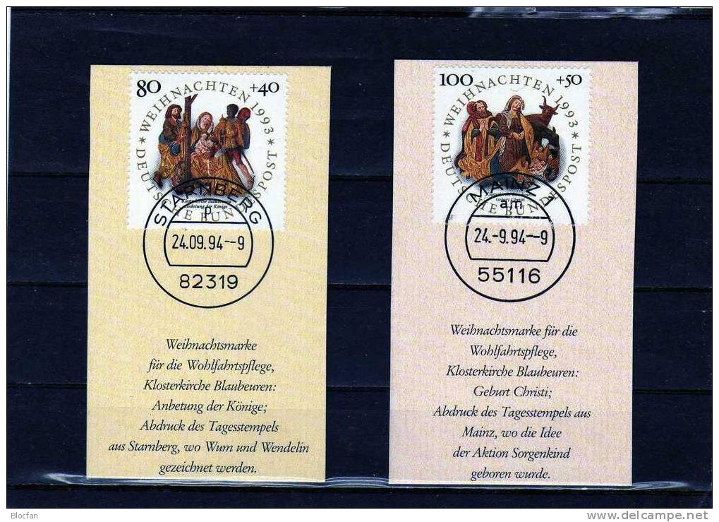 Book Edition Sorgenkind Deutschland Geschenk-Buch Mit 6 Set BRD 1522/5-1707/8 O 55€ With Topic Stamp Document Of Germany - Books & Catalogues