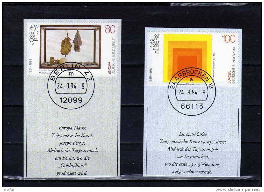 book Edition Sorgenkind Deutschland Geschenk-Buch mit 6 Set BRD 1522/5-1707/8 o 55€ with topic stamp document of Germany