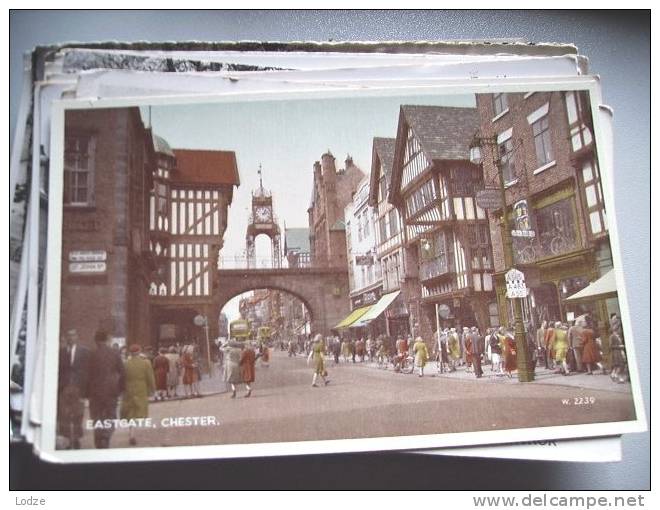 Engeland England Chester Eastgate Lots Of People - Chester