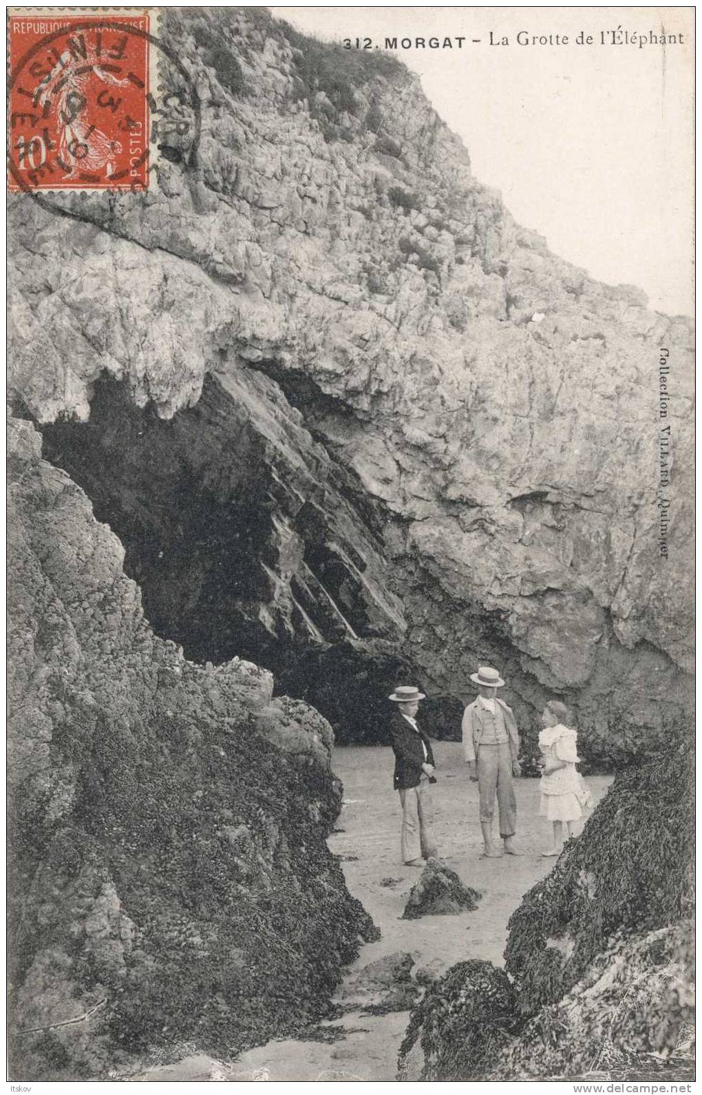 312 - Morgat - La Grotte De L´Eléphant - Villard - Crozon