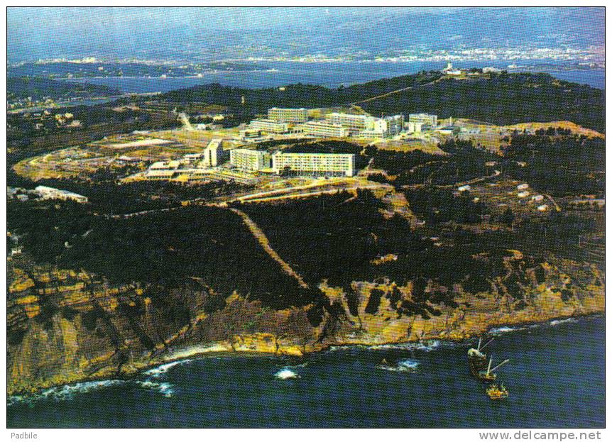 Carte Postale 83. Saint-Mandrier Centre D'Instruction Naval  C.I.N. Vue D´avion   Trés Beau Plan - Saint-Mandrier-sur-Mer