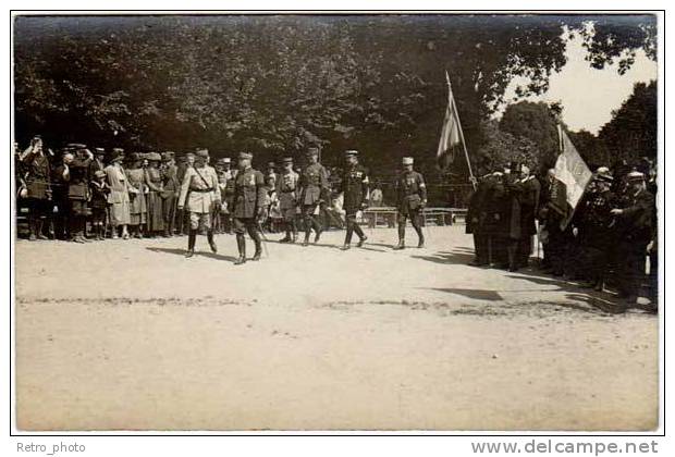 Carte-photo, Epinal (?), Défilé Militaire, Soldat, Gradés - Epinal