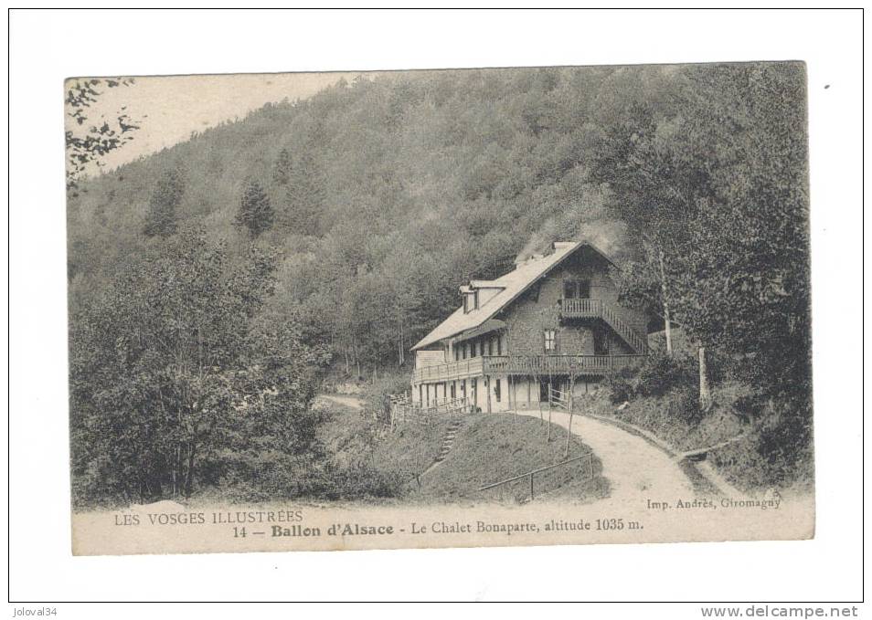 Les Vosges Illustrées - BALLON D´ ALSACE - Le Chalet Bonaparte - Autres & Non Classés