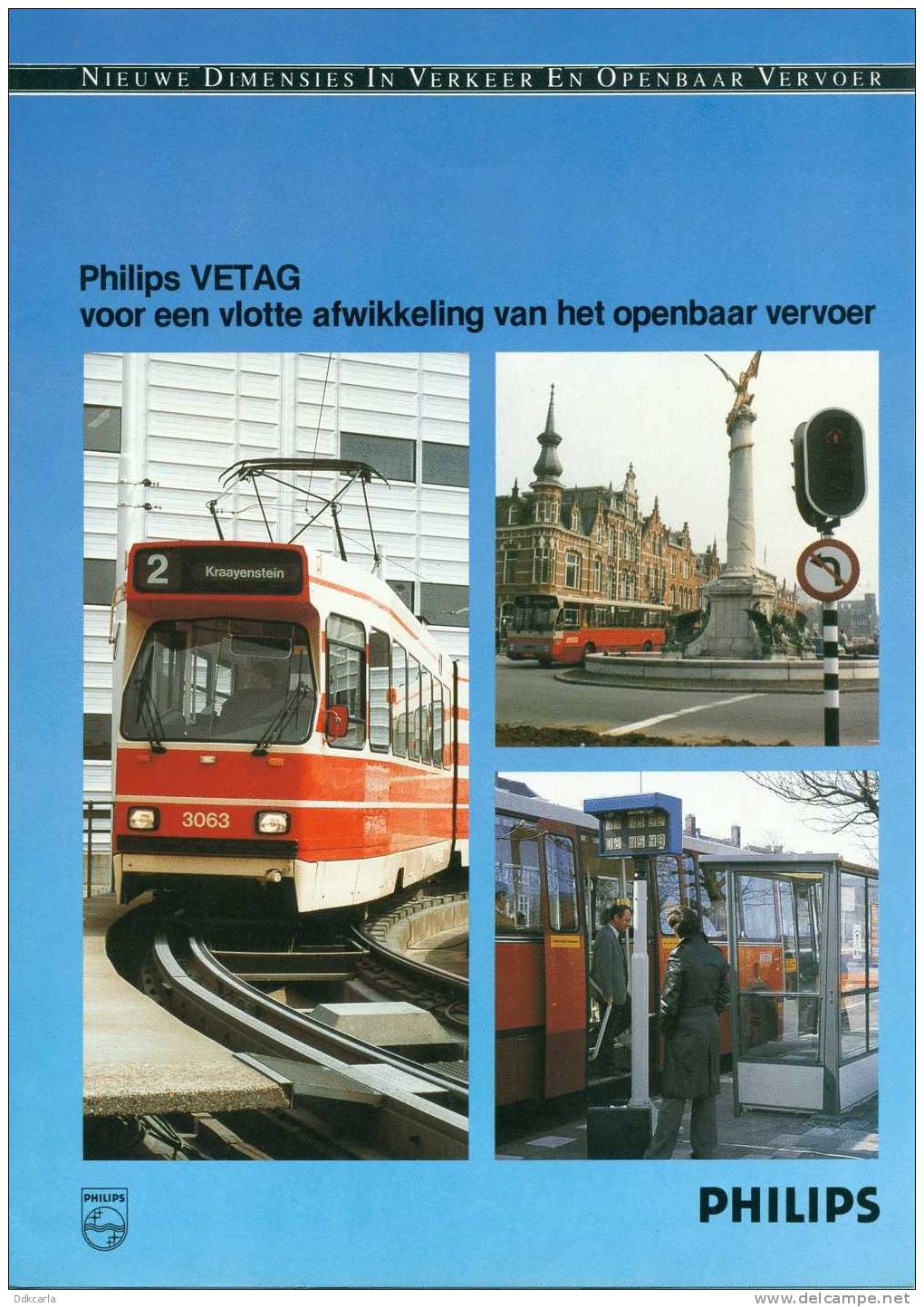 Brochure - Philips VETAG - Nieuwe Dimensies In Verkeer En Openbaar Vervoer - Tram - Bus - Europa