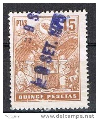 España. Poliza 15 Pts. Usada - Revenue Stamps