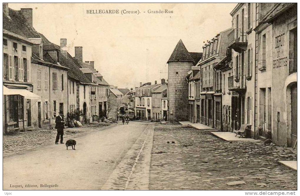 CPA - 23 - BELLEGARDE - Grande Rue - 857 - Bellegarde