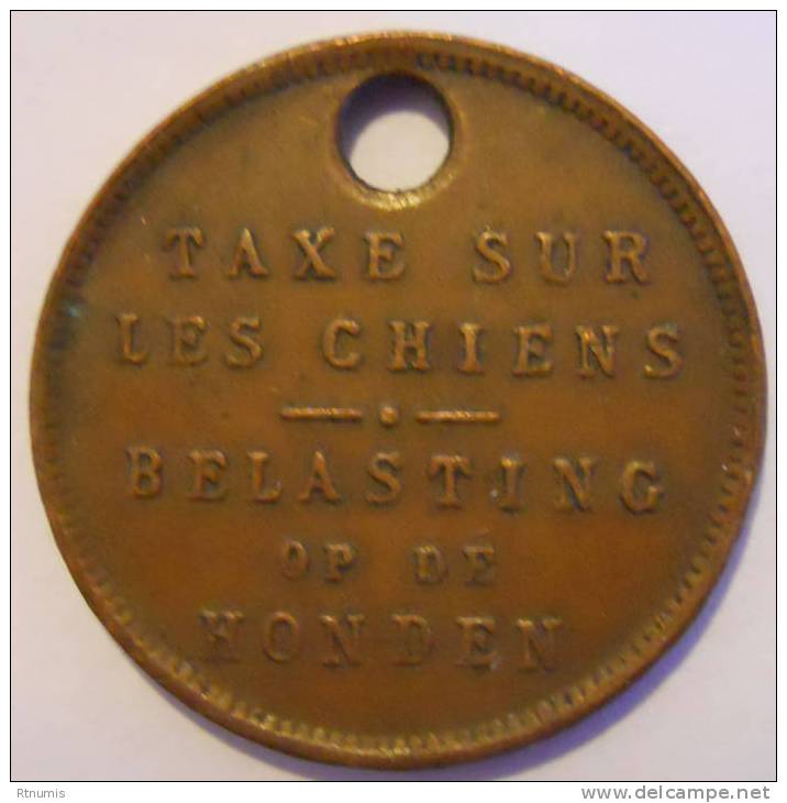 Belgique Taxe Sur Les Chiens 1926 - Noodgeld