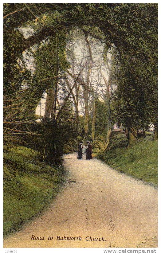 Badworth.   ROAD TO Badworth  Church.  EDIT  Printed IN  England   CPA  Année 1912 - Other & Unclassified