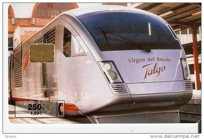 P-449 TARJETA DE ESPAÑA TREN TALGO DE TIRADA 5100 Y FECHA 12/00 - Privatausgaben