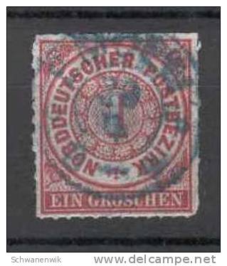 NDP,  MiNr. 4,  K2  EMDEN, Blau - Used