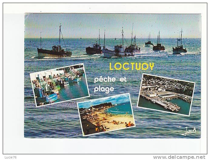 LOCTUDY -   Pêche Et Plage  -  Le Port De Pêche, La Plage Et La Criée - Loctudy