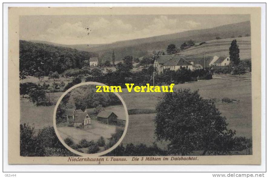 Niedernhausen Im Taunus, Die 3 Mühlen Im Dalsbachtal - Taunus