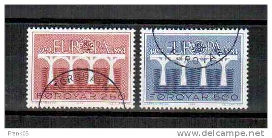 Färöer / Faroer / Féroé 1984 Satz/set EUROPA Gestempelt/used - 1984