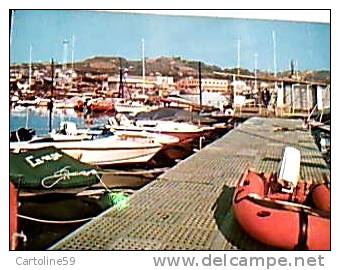 SAN BENEDETTO DEL TRONTO PORTO MOTOSCAFO E GOMMONE A MOTORE  VB1992  CG568 - Ascoli Piceno