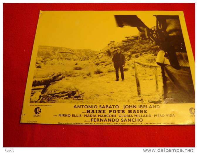 PHOTO DE HALL DE CINEMA ORIGINALE / C FILM HAINE POUR HAINE 1960?? / 28.5X22.5CM /  PARFAIT ETAT - Photographs