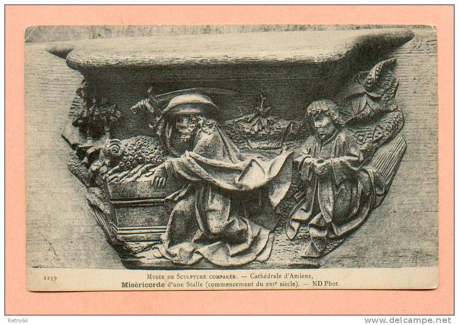 CPA  FRANCE  80  -  AMIENS  -  1259  Musée De Sculpture Comparée - Miséricorde D´une Stalle - Amiens