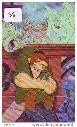 Disney Phonecard Walt Disney World Orlando USA  (88) HUNCHBACK OF NOTRE DAME - Disney