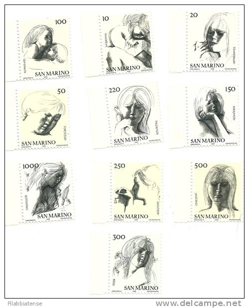 1976 - 953/62 Virtù - I Serie - Ungebraucht